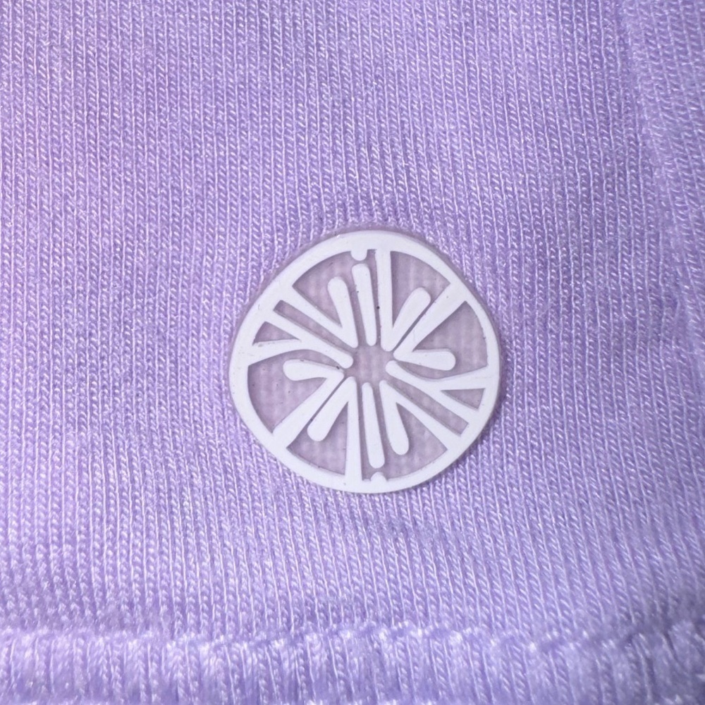 Lilly Pulitzer Luxletic Areli Pullover Lilac Light Verbena V-Neck Soft Sz S EUC - Picture 9 of 11